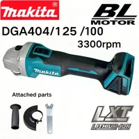 Makita DGA404 Brushless Electric Angle Grinder 18V High Power 125mm/100mm Rechargeable Battery for Cutting And Polishing