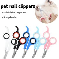 Stainless Steel Cat Nail Scissors Professional Pet Nail Clippers for Dogs Cats Toe Claw Trimmer Pet Grooming Tools & Supplies