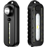 AliExpress NONE LED Red and Blue Shoulder Police Light with Clip USB Rechargeable Flashlights Warning Safety Torch Bike Warn Lantern