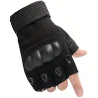 AliExpress NONE 1Pari Half Finger Men Gloves Outdoor Military Tactical Gloves Sports Shooting Hunting Airsoft Motorcycle Cycling Gloves