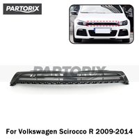 Calandre de pare-chocs avant, calandre de radiateur, calandre supérieure pour Volkswagen Scirocco R 2009-2014, calandre centrale