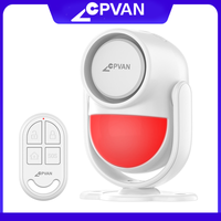 CPVAN Infrared Motion Detector for Home Burglar Alarm Sensor Security Protection Wireless 433MHz PIR Motion Sensor 125dB Sound