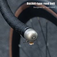 1PC Aluminum Alloy Bike Bell Handlebar Plug Type 80dB Super Loud Safety Alarm Crisp Ringing Horn Cycling Accessories