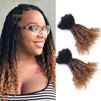 20 Strs/Pack ANNA 6-30" 0.6cm # 1B/30 Remy Hair Locs Extensions Dreadlocks Styles Brazilian Lisa Locs for Beginners
