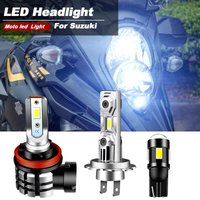 3pcs Motorcycle 9600LM LED Headlight High Low Beam Parking Light Bulbs Kit For Suzuki Vstrom 1000 2014-2016 2018 2019