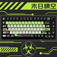 DIY Custom Keycaps For Doomsday Survival Theme Gaming Keycap Set 129 keys for Mx Switch Mechanical Keyboard Key Cap Replacement