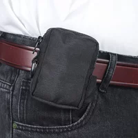 Outdoor Sports Multi-functional Tactical Waist Bag Accessory Bag Simple and Durable Card Bag Coin Purse Solid Color Waist Packs