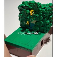 226PCS In-stock Homer Backing Into The Bushes Building Block Birthday Christmas Holiday DIY Gifts Adults Toys MOC-222538