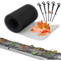 15/16/18cm*6m Pool Drain Filter Net Anti-Falling Leaves Mesh Strainer Eaves Rain Gutter Guard Roof Downspout DIY Cutting Cover