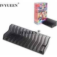 IVYUEEN 1 PCS for Nintendo Switch OLED Console Game Card Box Storage Stand Holder for NintendoSwitch Lite Disk Card Holder Stand