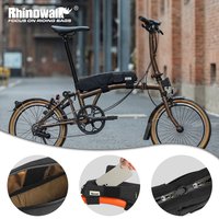 Rhinowalk Bicycle Top Tube Bag For Brompton Folding Bike Cycling Triangle Bag Travel Casual Commute Tools Bag Bike Accessory