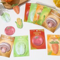 Vegetable Post Notes Wish Wall Lovely Student Original Sticky Note Paper Student Note Book Message Sticker Cute Memo Pad Gift