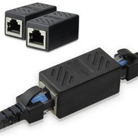 1/5/10/20PCS Ethernet Cable Extender RJ45 CAT5 CAT6 CAT6a Coupler Extender Adapter Connector Ethernet Coupler Female to Female
