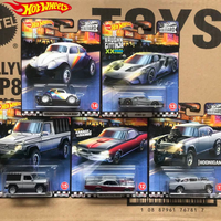 In Stock Hot Wheels Car Culture Jay Leno'S Garage Set 1:64 Scale Diecast Vehicles FPY86-957N Premium Collectibles Car Model Toys