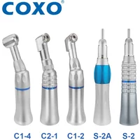 COXO Dental CX235 C1-2/C1-4/C2-1/S-2/S-2A/C1-1 1:1 Direct Drive Contra Angle Low Speed Handpiece Inner Water External Spray