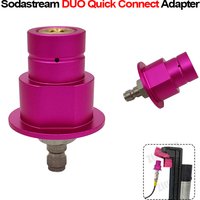 Soda Water Stream Quick Connect Adapter For Sodastream Terra Art DUO Pink Machine Club To External CO2 Tank W/ 8mm Quick Plug