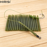 Hirisi 20/40pcs Carp Fishing Anti Tangle Sleeves Connect With Hook Carp Fishing Terminal Tackle AH007