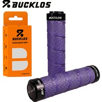 AliExpress BUCKLOS Mountain Bike Handlebar Grips Non-slip Bicycle Grips PU+EVA Soft Bike Grip Double Lock on Rings Mtb Cuff Bicycle Parts