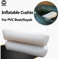 Inflatable Cushion Lightweight Thickened PVC Boats Seat Mats For Fishing Boat/Kayak/Canoe/Rowing Seat Pillow 56*27*15cm