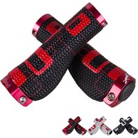 Propalm MTB Road Bike Grips Double End Lockable Cycling Handlebar Covers Aluminum Alloy+Silico Non-slip Riding Equipment