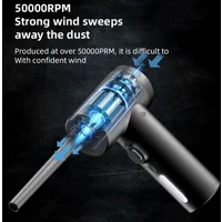 Wireless Air Duster 50000 RPM Dust Blowing Gun USB Compressed Air Blower Cleaning For Computer Laptop Keyboard Camera Cleaning