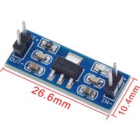1/5/10pcs AMS1117 3.3V 5V DC-DC Step-Down Power Supply Module AMS1117-3.3V Power Buck Module AMS1117-3.3V 800MA