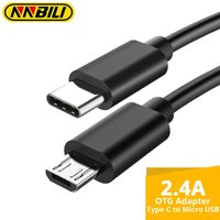 NNBILI USB C to Micro USB Cable For Samsung Redmi LG Moto Xbox-One PS4 ControllerFire TabletsTV Stick USBC Adapter Charging Cord