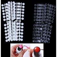 120 Nail Color Chart Nail Polish Color Display 12mm Flatback Round Nail Polish Display Polka Dot/Bear Design Nail Showing Shelf