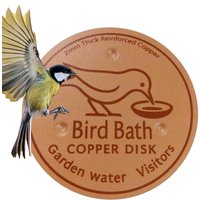 Water Fountain Disk for Bird Bath Metal Cleaner Disks Feeder Accessories Triple-Point Support Purifier Plate for Outdoor Patio
