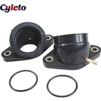 Motorcycle Carburetor Intake Manifold Pipe Interface Adapter for Yamaha XV400 XV 400 Virago 91-94 XV535 XV 535 88-01 XV500 92-98