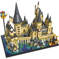 2026 Magic World Medieval Hogwarts Castle Moc Micro Building Blocks Bricks Model MOC Assembly Toys Birthday Gifts For Kids
