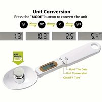 Digital Measuring Spoon with Clear Display - Portable Scale Spoon for Pet Food, Tea, Milk Powder - Kitchen and Dorm Restaurant