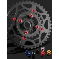 AliExpress NONE 5pcs Double Single Bicycle Chainring Bolts Aluminum Alloy 6.5mm 8.5mm Chainwheel Screw Road Bike Crank Bolts Crankset Nut