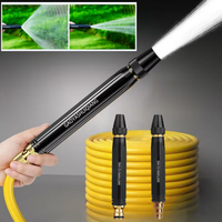 High Pressure Washing Water Gun Adjustable Nipple Type Portable Direct Spray Car Wash Nozzle Home Garden Shower Water Gun Tools