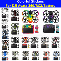 For DJI Avata 360 Drone PVC Decals RC2 Remote Control Battery Stickers Protective Film For AVATA360 Anti-scratch Skins Accessory