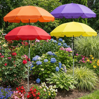 65cm Telescopic Plant Umbrellas Adjustable Larger Plants Shade Cover UV Protection Lightweight Garden Umbrella Shade Garden Beds