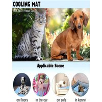 Pet cooling pad, dog and cat cooling silk mat, car seat cooling pad