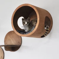 Wall-mounted Cat Climbing Frame Cats Jumping Platform Nest Scratching Board Integrated Cat Rack Pet Products Supplies