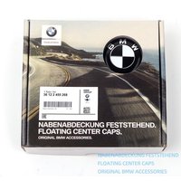 For BMW E39 E46 E60 G20 M5 X3 X5 F48 F90 G30 X1 X3 X4 X5 X6 X7 E76 F26 4Pcs 56/68mm Floating Wheel Center Caps Black White Badge
