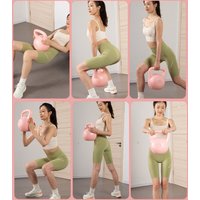 Water-filled Kettlebell Soft Kettlebell Shock-Proof Dumbbell Weights Anti Slip Grip Hand Weights for Home Gym Equipment