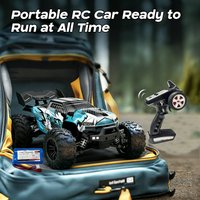 Samochód RC WLtoys 2.4GHz, 1:16 75km/h Terenowy Monster Truck z reflektorami i oświetleniem podwozia, Samochód Crawler dla entuzjastów i dzieci Bi