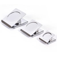 Square Metal Magnetic Clip Paper Clip Multifunctional Stationery Information Classification Folder Clips Memo Note Holder