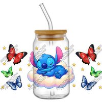 New Pattern For Classic Cartoon UV DTF Cup Wrap for 16oz Libbey DIY Decals Transfers 3D Sticker Wraps