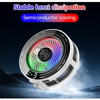 Phones Magnetic Cooler 3-gear Wind Speed With Lights Semiconductor Refrigeration Cool Down Digital Display Cellphones Radiator