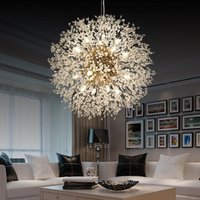 Firework Chandelier Modern LED Crystal Ceiling Lights Living Room