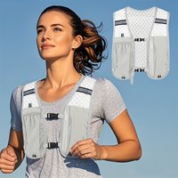 Lightweight Outdoor Mountaineering Camping Hiking Sports Vest Backpack with Reflective Strips for Night Running And Cycling