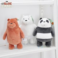 24cm Standing We Bare Bear Plush Toy 20cm Sitting Bear - Collect The Loveable We Bare Bears Original Cartoon Plush Toy Doll