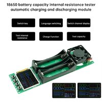 AliExpress Gaqqee Dual Channel 18650 Battery Capacity Tester w/Cycle Charging & DC IR Test 1A Max Auto Cut-off for Li-ion Battery Capacity Grading