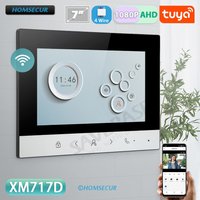 Tuya Smart WIFI Indoor Monitor 7"/10" LCD Screen for 4 Wire HD 1080P Hands Free Video Door Phone Intercom Doorbell Home Security