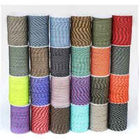 7 Cores 550 Paracord Cord 100M Dia.4mm for Outdoor Camping Survival Lanyard Parachute Rope Hiking Tent Accessories DIY Bracelet